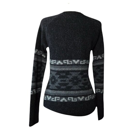 title nine Sweater Aztec Geometric Wool Blend Pullover Women's Small - Picture 5 of 7